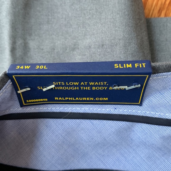 Polo Ralph Lauren Slim Fit Chinos in Grey Heather 34x30 - Picture 4 of 5